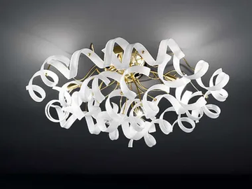 ASTRO - Crystal ceiling lamp by Metal Lux - view 2